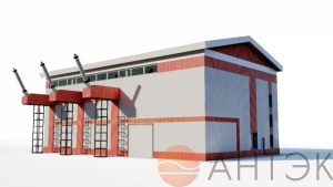 МК-КРУЭ. Здание для КРУЭ 110 кВ